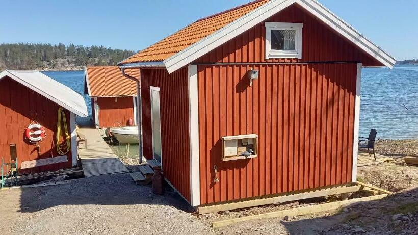 غرفة قياسية حمام مشترك, Sankt Anna Bed And Boat