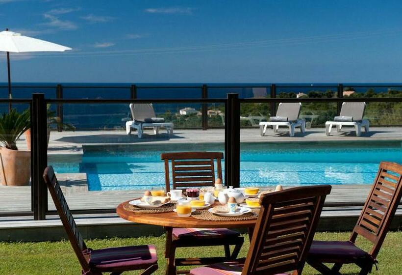 オーシャンビューの1ベッドルームビラ, U San Daniellu Villas Et Chambres