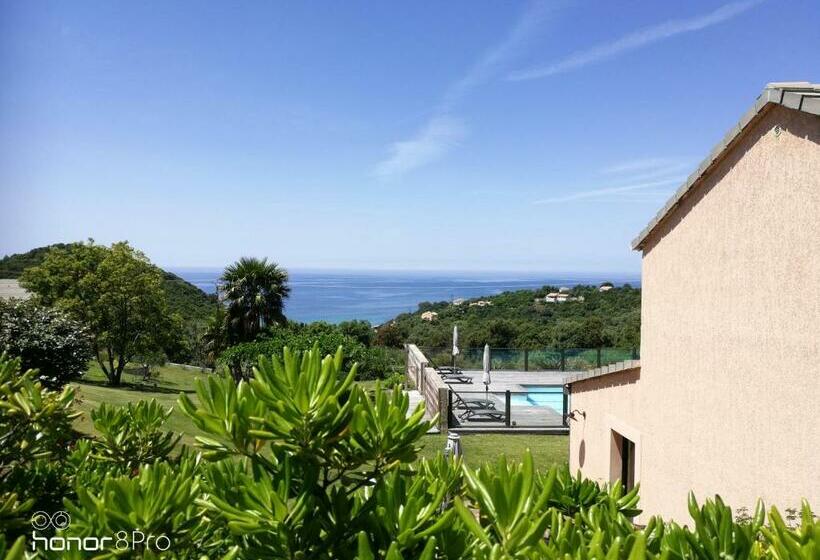 オーシャンビューの1ベッドルームビラ, U San Daniellu Villas Et Chambres