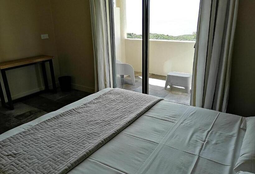 חדר סטנדרט נוף לים עם טרסה, Auberge Ferayola