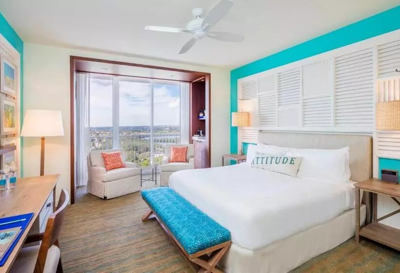 キングサイズベッドのスタンダードルーム, Margaritaville Hollywood Beach Resort
