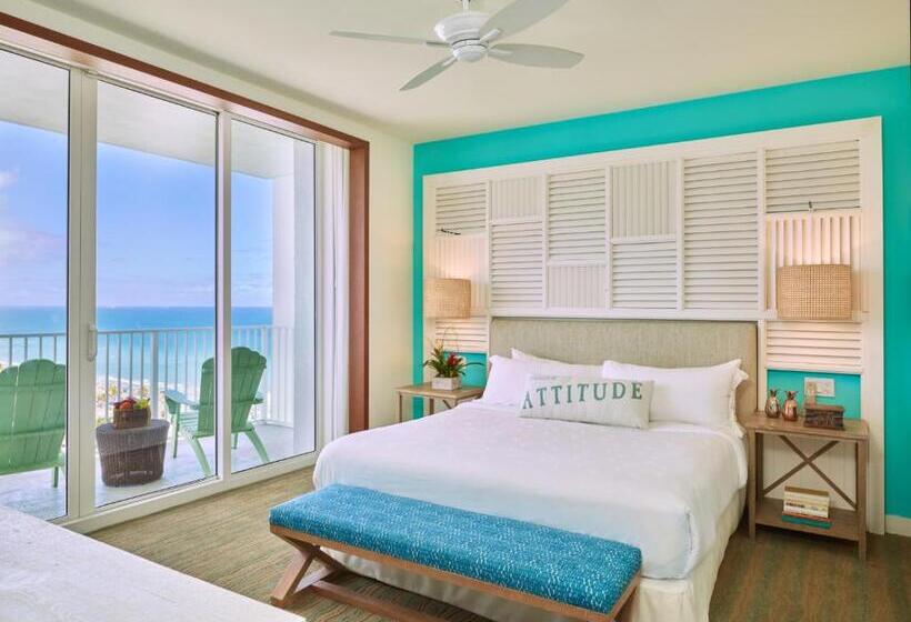 キングサイズベッドのデラックスルーム, Margaritaville Hollywood Beach Resort