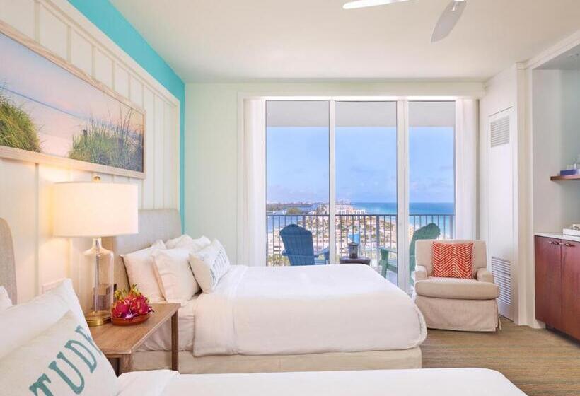 景色の見えるデラックスルーム, Margaritaville Hollywood Beach Resort