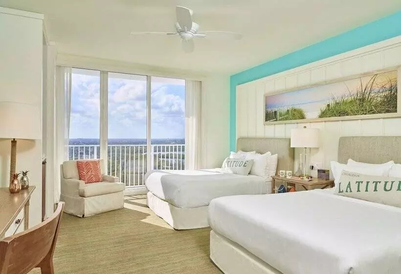 ２ダブルベッドのスタンダードルーム, Margaritaville Hollywood Beach Resort