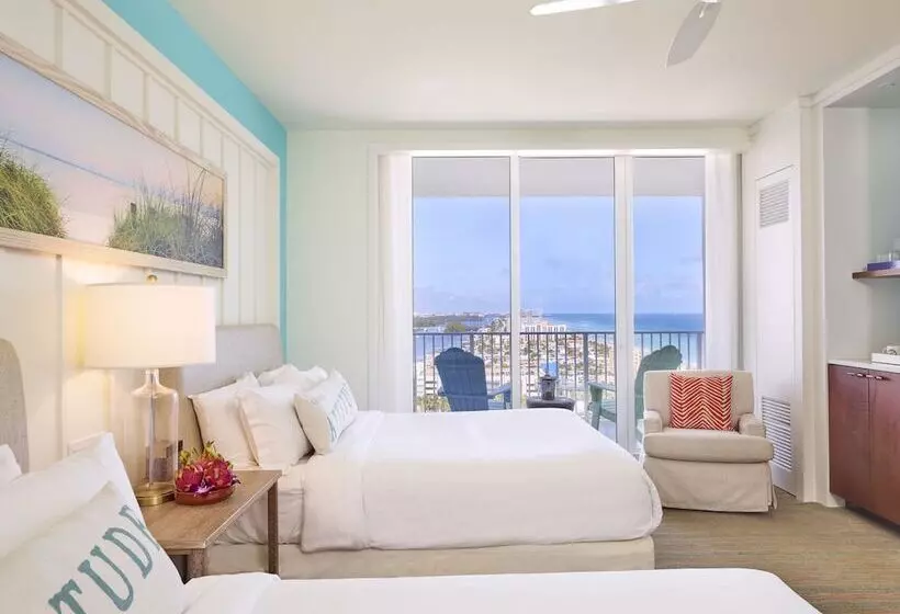 ２ダブルベッドのスタンダードルーム, Margaritaville Hollywood Beach Resort