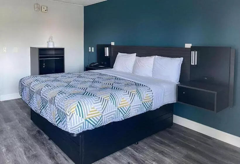 キングサイズベッドのスタンダードルーム, Motel 6memphis, Tn Downtown