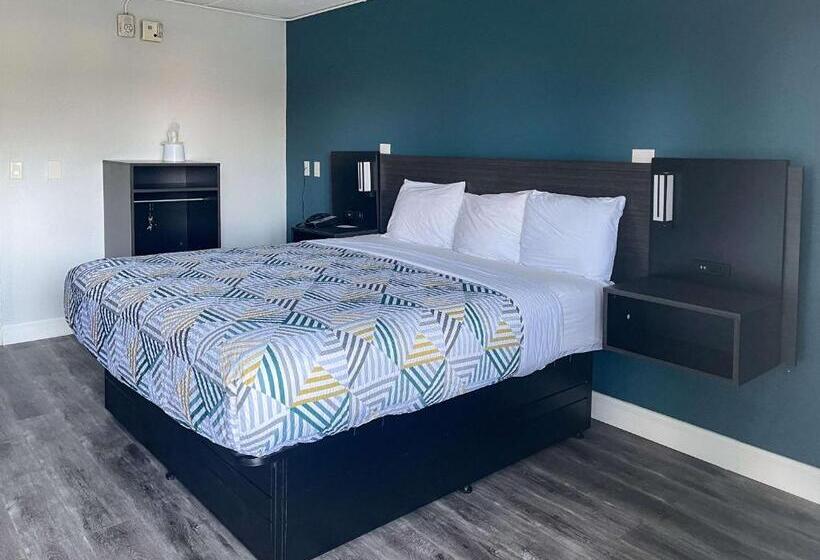 장애인을 위한 킹사이즈 침대 스탠다드 룸, Motel 6memphis, Tn  Downtown