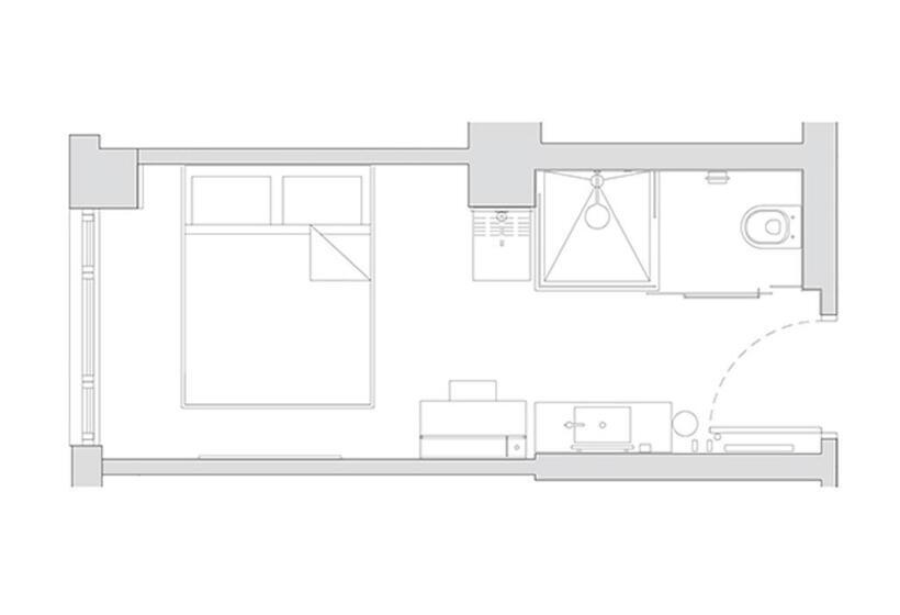 适合残疾人使用的标准间, Arlo Soho
