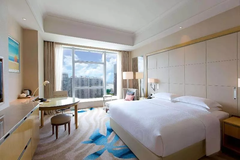 キングサイズベッドのスタンダードルーム, Doubletree By Hilton Hotel Xiamen   Wuyuan Bay