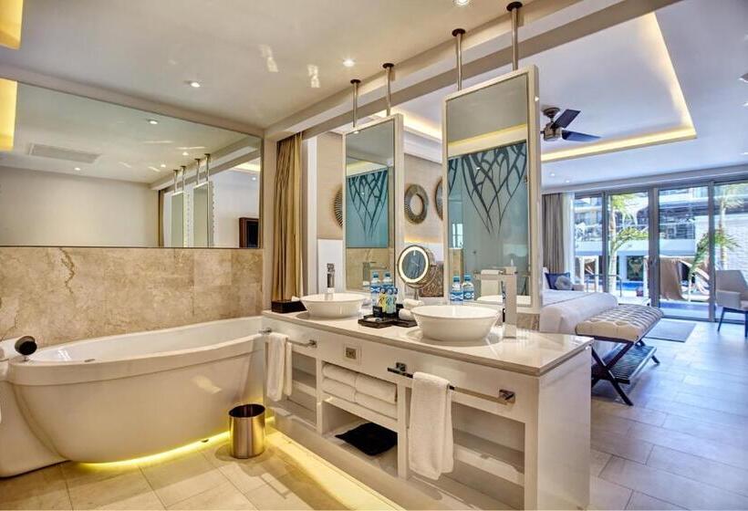 סוויטת ג'וניור דלוקס, Hideaway at Royalton Riviera Cancun, An Autograph Collection - All Inclusive Resort - Adults Only