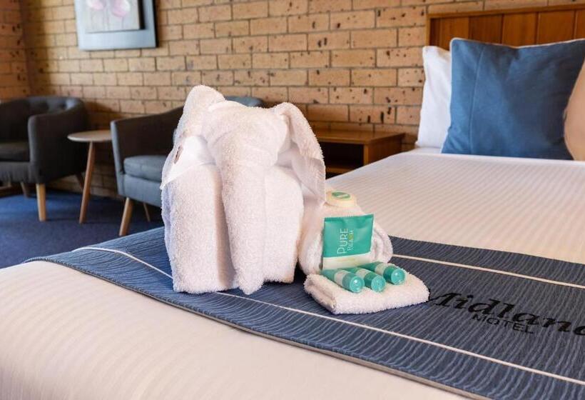 חדר סטנדרט נוף לנהר, Midlands Motel