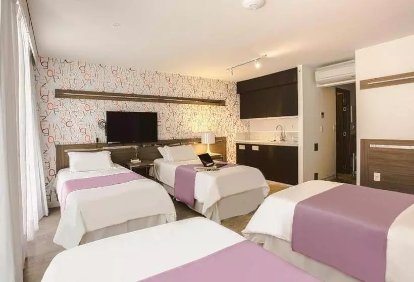 スタンダード4人部屋, Vivaldi Hotel Loft Punta Carretas