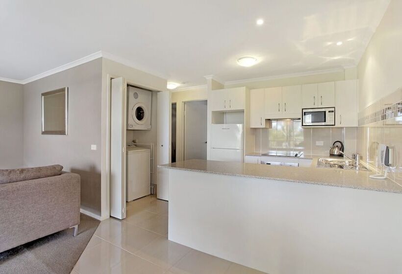 带1个卧室带泳池的公寓, South Pacific Apartments Port Macquarie