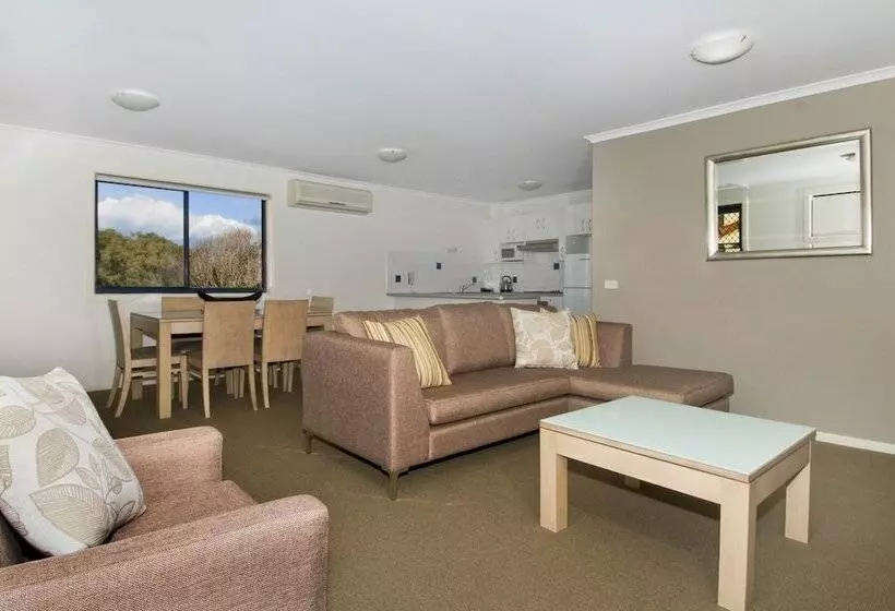 プールの見える１ベッドルームアパートメント, South Pacific Apartments Port Macquarie