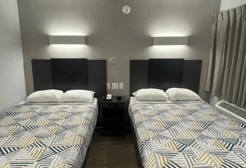 2ダブルベッドのスタンダードルーム, Motel 6 Denton, Tx  Unt