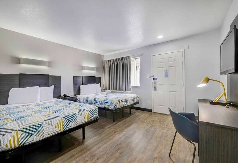 2ダブルベッドのスタンダードルーム, Motel 6 Denton, Tx  Unt