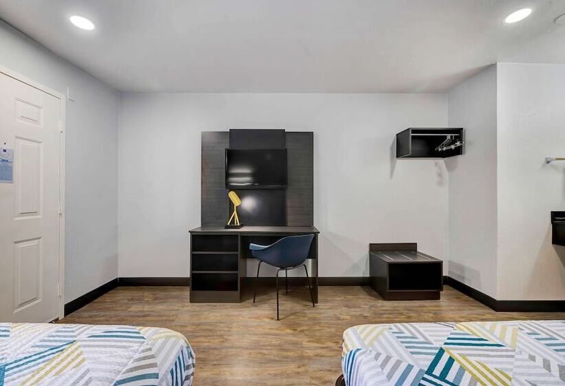 Номер Стандарт 2 Двуспальные Кровати, Motel 6 Denton, Tx  Unt
