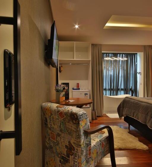 Deluxe Kamer met Balkon, Caminho Das Pedras Pousada De Charme