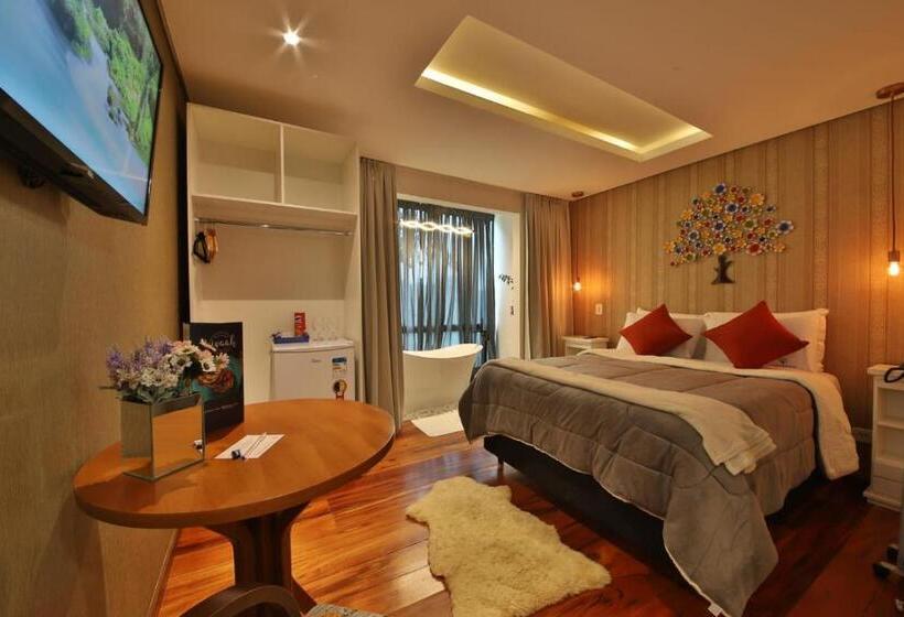 Deluxe Kamer met Balkon, Caminho Das Pedras Pousada De Charme