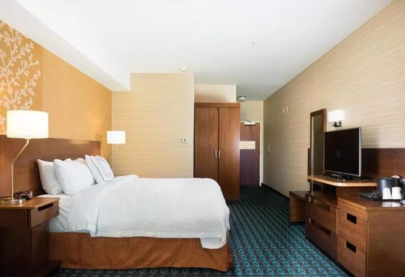 キングサイズベッドのスタンダードルーム, Fairfield Inn & Suites By Marriott Rochester Mayo Clinic Area/saint Marys