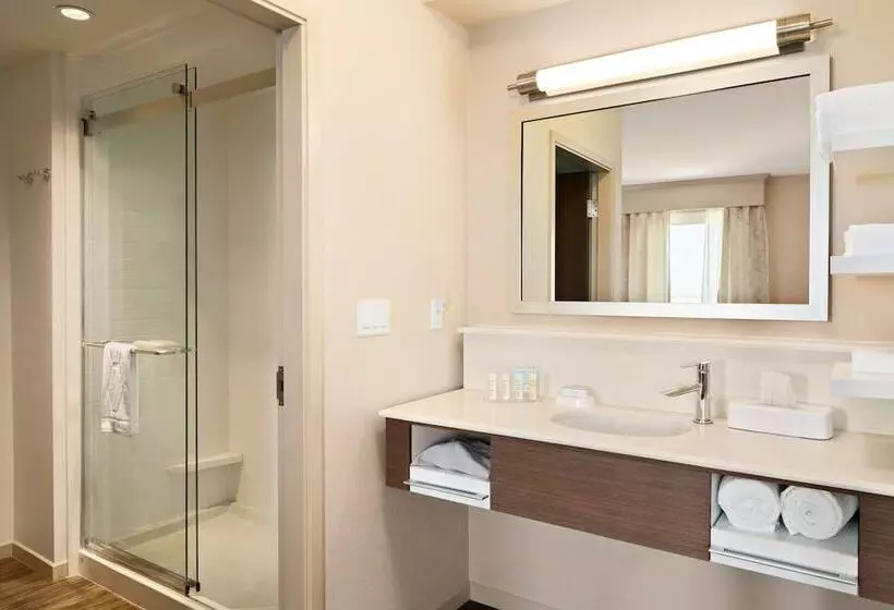 ダブルベッドのスタンダードスタジオ, Hampton Inn By Hilton Edmonton/sherwood Park