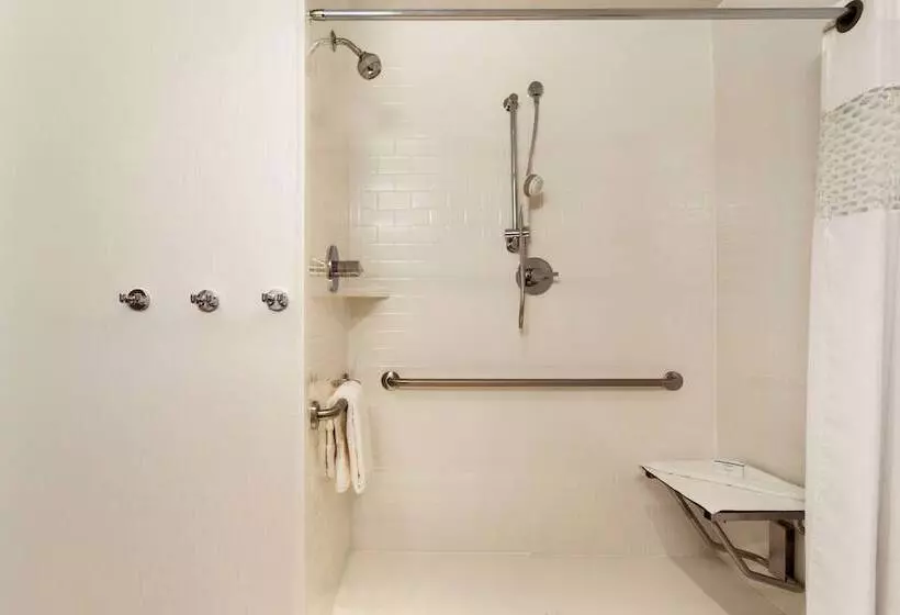 身障者適用キングサイズベッドルーム, Hampton Inn By Hilton Edmonton/sherwood Park
