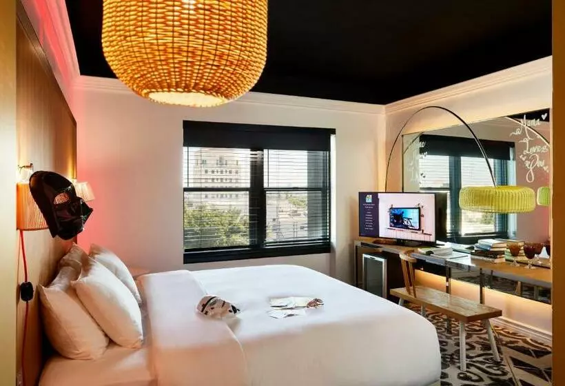 اتاق استاندارد با چشمانداز شهر, Mama Shelter La Hollywood