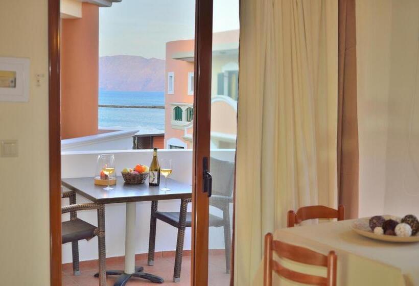 דירה בת חדר שינה 1 צדדית נוף לים, Maria Beach