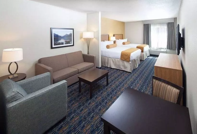 ２ダブルベッドのスタンダードルーム, Red Lion Ridgewater Inn & Suites Polson