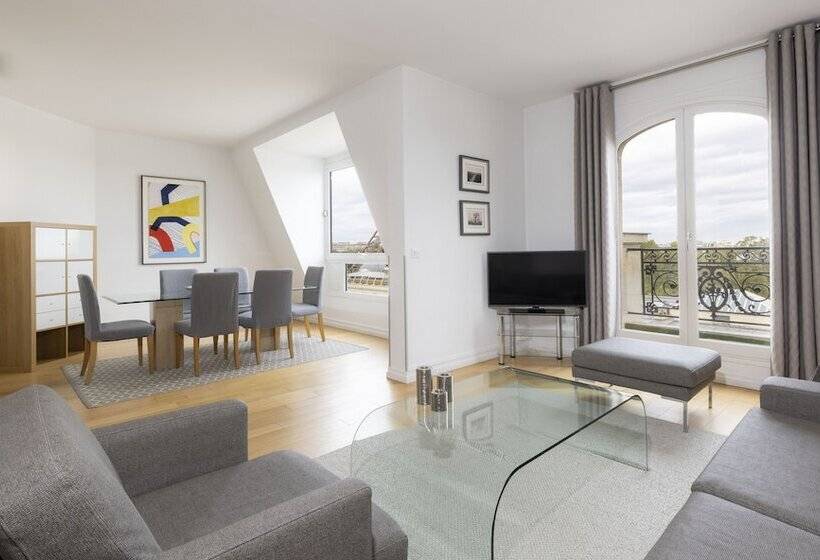 1ベッドルームペントハウスアパート, Résidence Charles Floquet