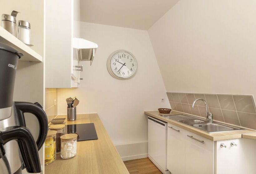 1ベッドルームペントハウスアパート, Résidence Charles Floquet