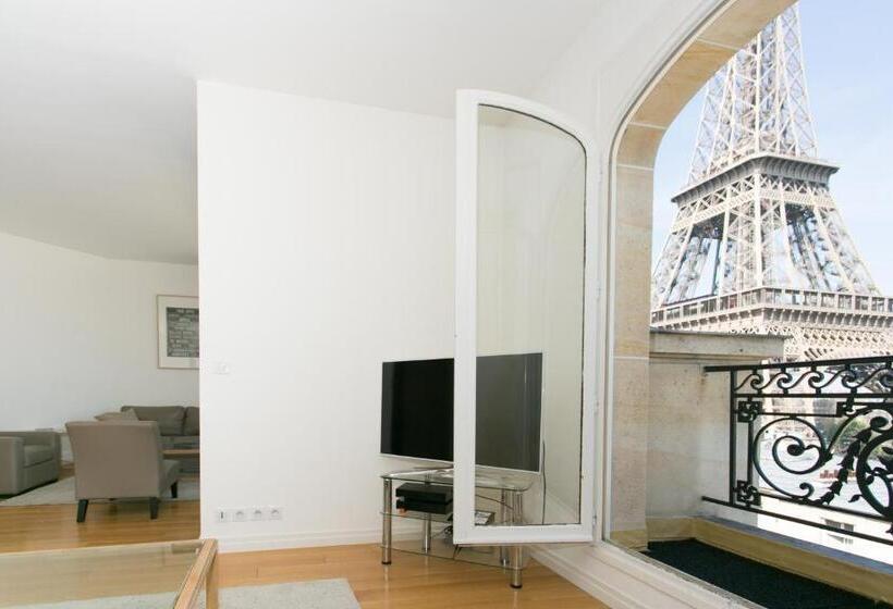 1ベッドルームペントハウスアパート, Résidence Charles Floquet