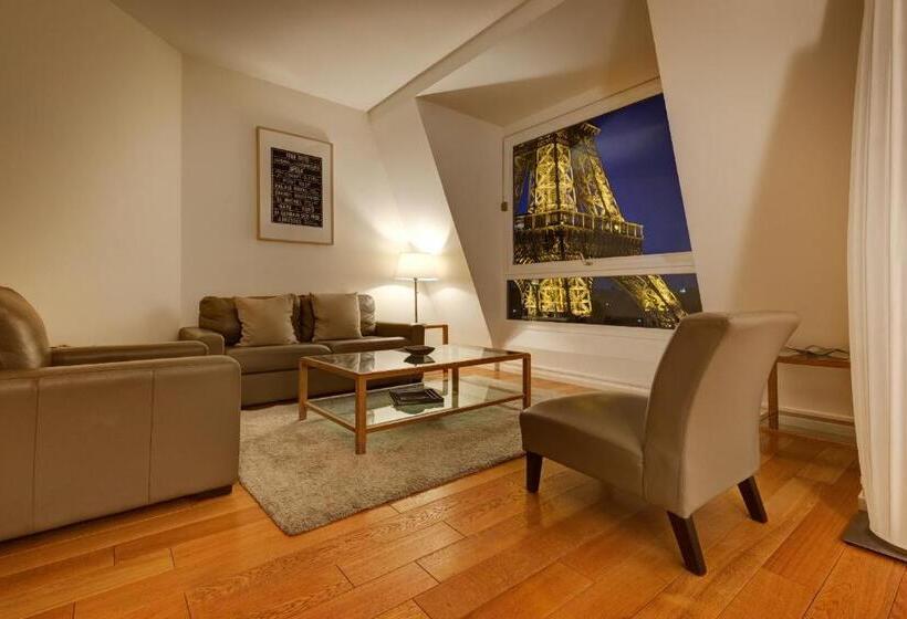 1ベッドルームペントハウスアパート, Résidence Charles Floquet