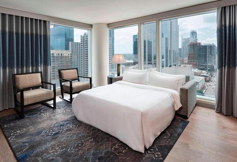 מיטת קינג בסוויטה, The Westin Austin Downtown