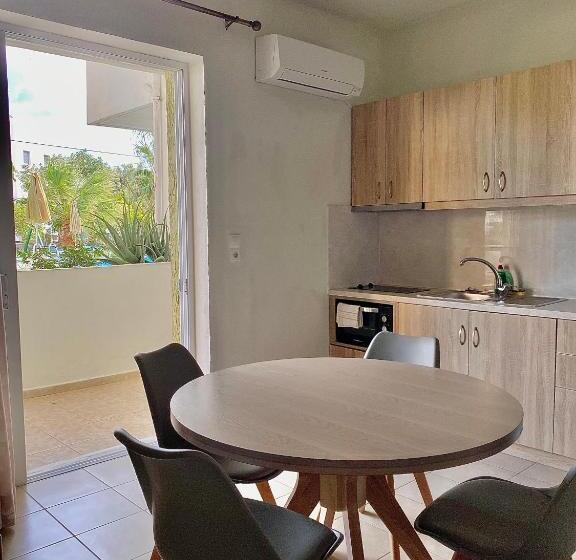 1베드룸 아파트 1층, Manolis Apartments Plakias