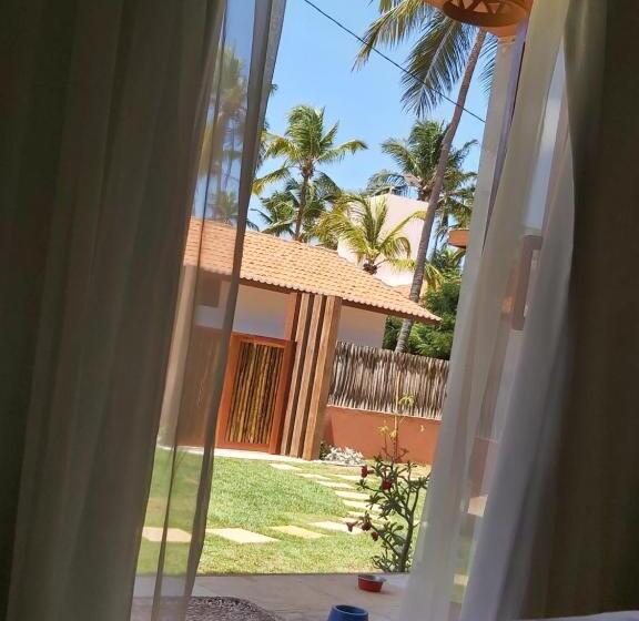 غرفة قياسية مزوَّدة بشُرفة, Pousada Flor De Lena  Suíte Lírio  Icaraizinho