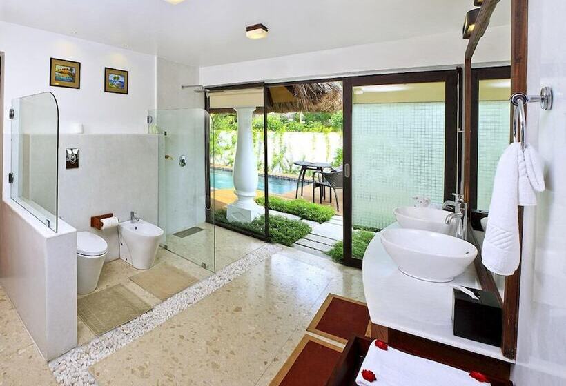 침실 1개 디럭스 빌라, Carnoustie Beach Resort & Ayurveda Spa