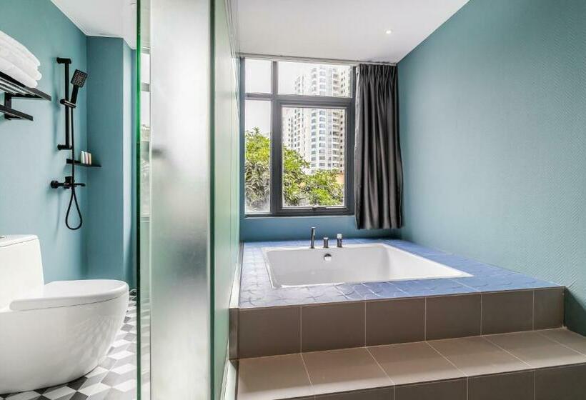 标准间, Puzzle Hotel Guangzhou Fenghuang New Village Subway Station