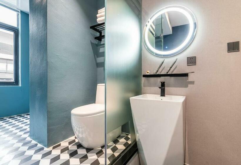 标准间, Puzzle Hotel Guangzhou Fenghuang New Village Subway Station