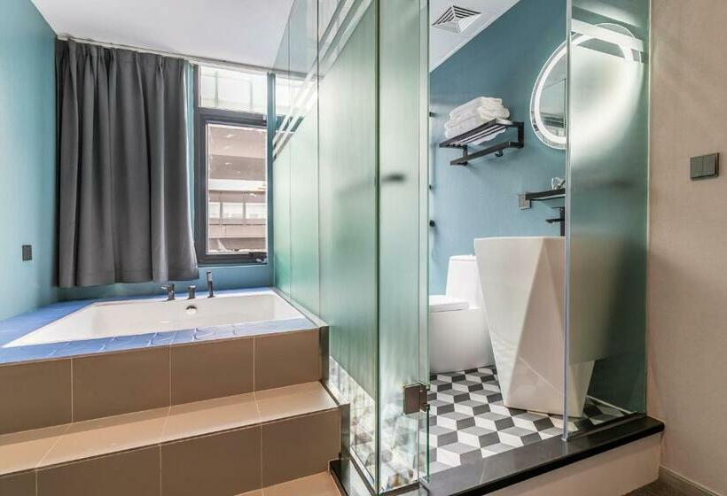Quarto Estandar, Puzzle Hotel Guangzhou Fenghuang New Village Subway Station