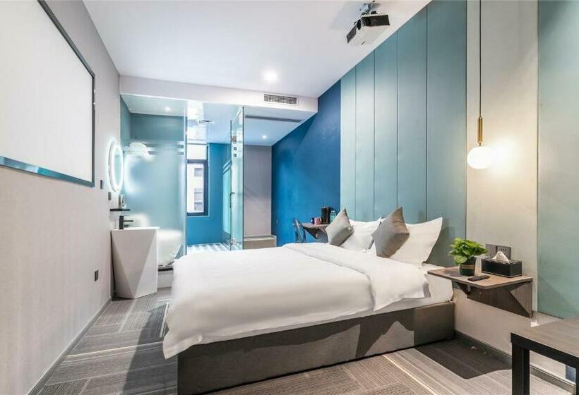 标准间, Puzzle Hotel Guangzhou Fenghuang New Village Subway Station