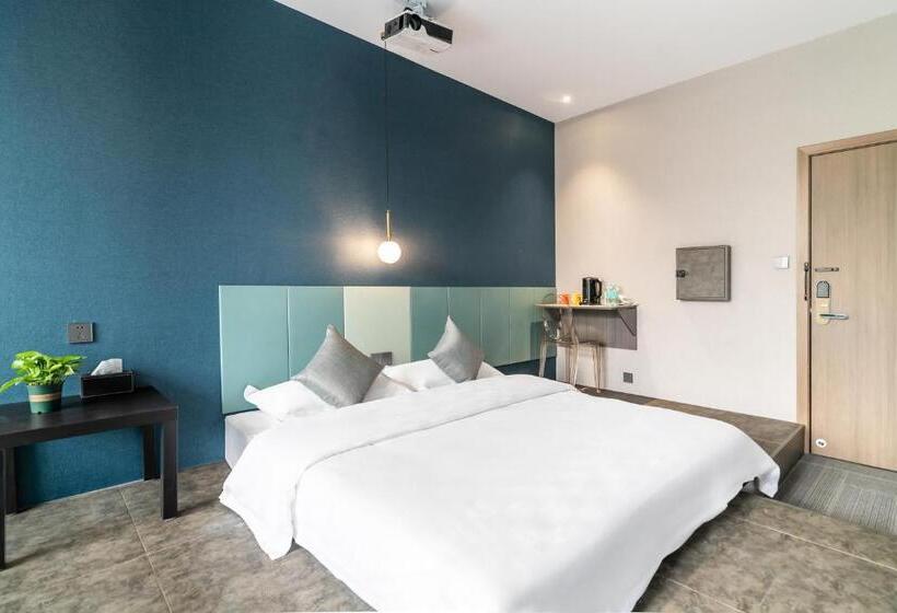 标准间, Puzzle Hotel Guangzhou Fenghuang New Village Subway Station