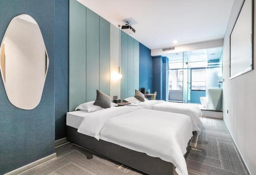 豪华房间, Puzzle Hotel Guangzhou Fenghuang New Village Subway Station