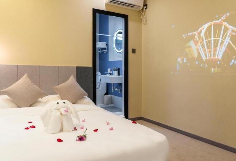 标准间, Puzzle Hotel Guangzhou Fenghuang New Village Subway Station