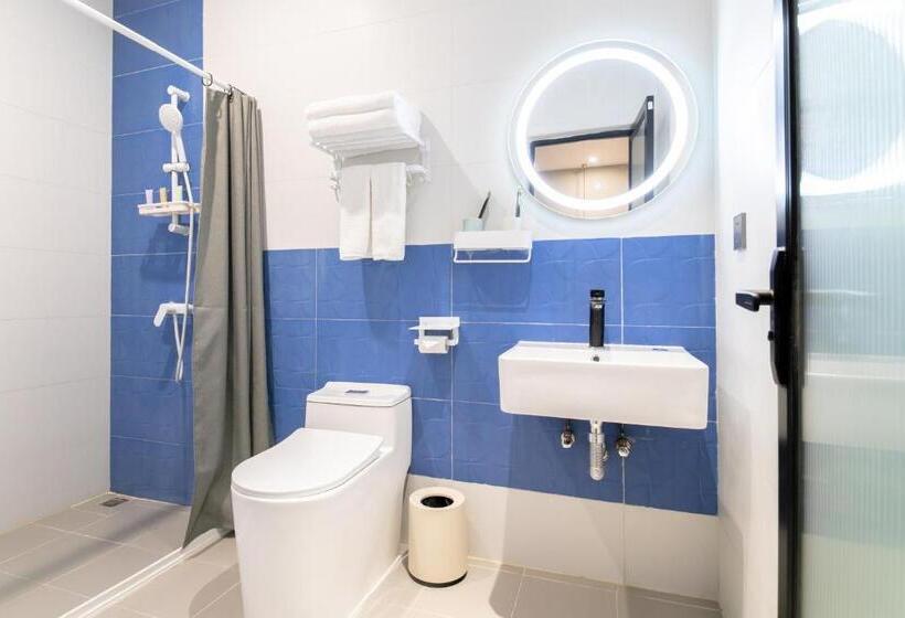 标准间, Puzzle Hotel Guangzhou Fenghuang New Village Subway Station