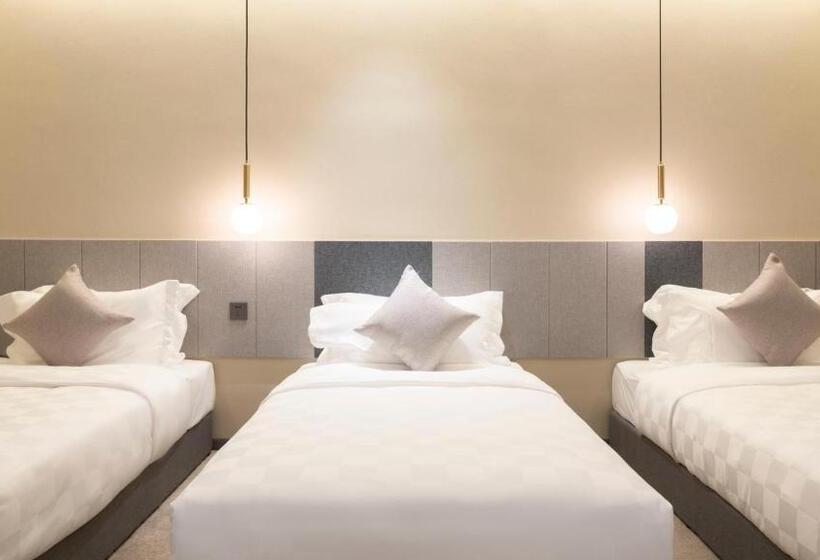 Quarto Triplo Estandar, Puzzle Hotel Guangzhou Fenghuang New Village Subway Station