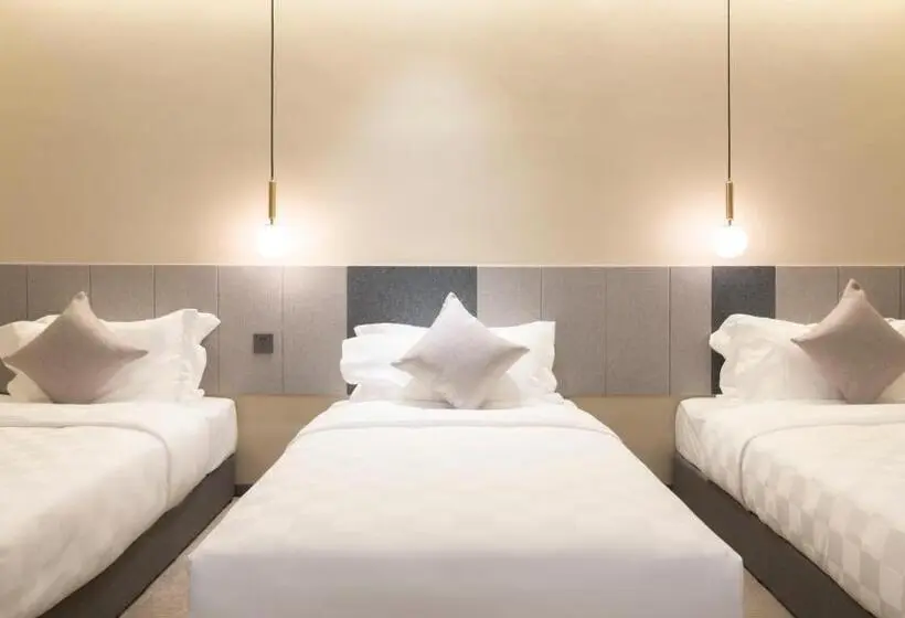 اتاق استاندارد سه نفره, Puzzle Hotel Guangzhou Fenghuang New Village Subway Station