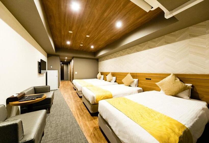 חדר דלוקס לארבעה, Takuto Hotel Osaka Shinsaibashi