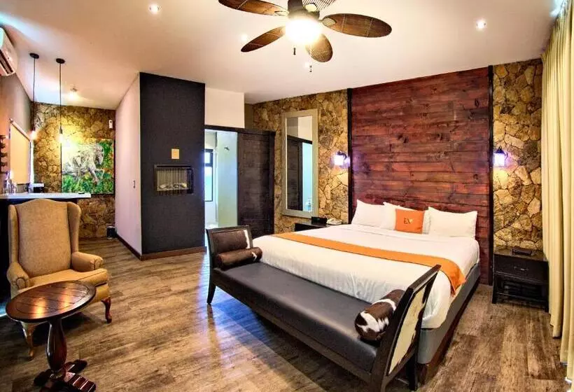 Deluxe-villa 1 Makuuhuone, Boutique Valle De Guadalupe & Spa