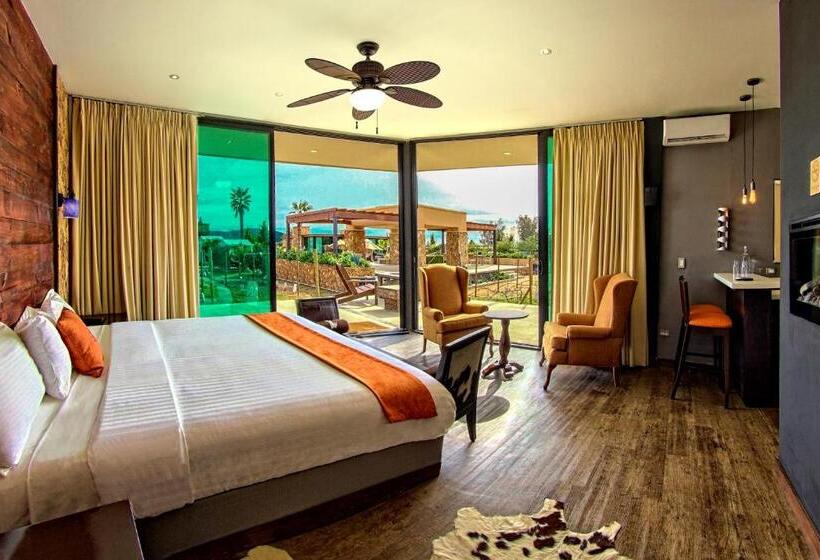 침실 1개 디럭스 빌라, Boutique Valle De Guadalupe & Spa